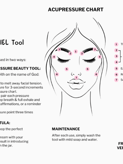 FREE Face Acupressure Chart (With Your Mon Essentiel Tool Purchase)